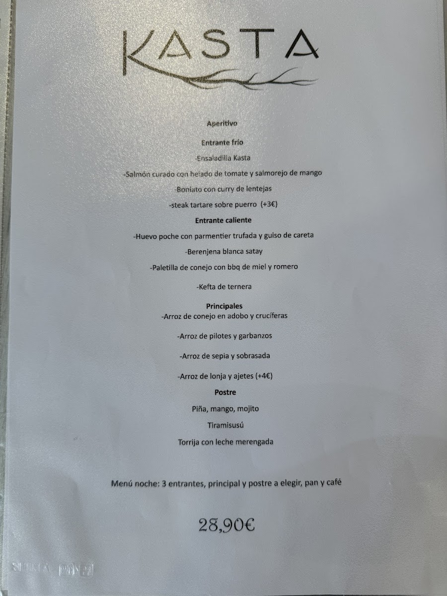 Menu Restaurante Kasta Valencia-3